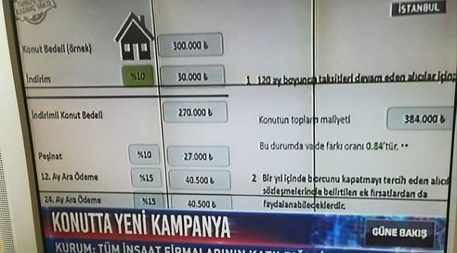 Çevre ve Şehircilik Bakanı Murat Kurum konutta yeni kampanyayı açıkladı