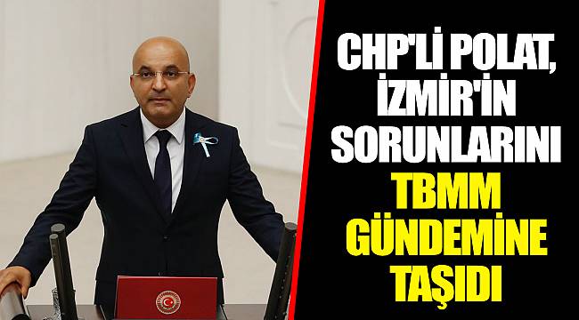 CHP'Lİ POLAT, İZMİR'İN SORUNLARINI TBMM GÜNDEMİNE TAŞIDI