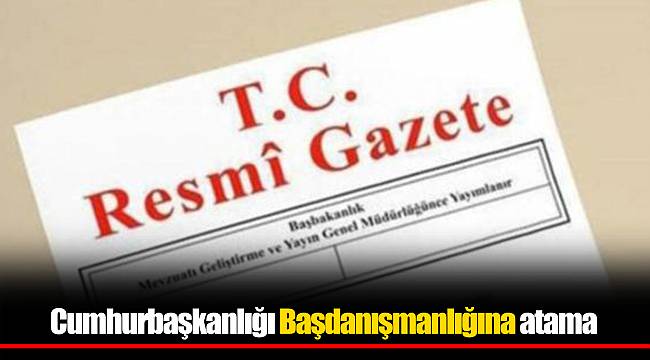 Cumhurbaşkanlığı Başdanışmanlığına atama