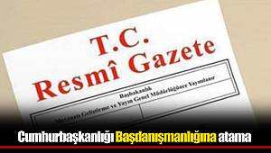 Cumhurbaşkanlığı Başdanışmanlığına atama