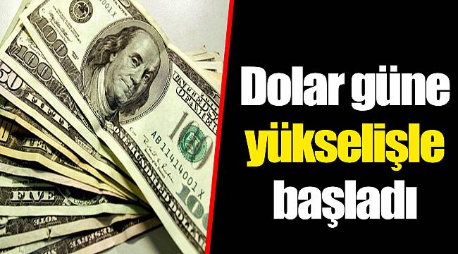 Dolar güne yükselişle başladı