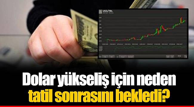 Dolar yükseliş için neden tatil sonrasını bekledi?