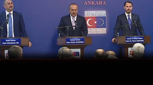 Dört bakandan ortak açıklama!