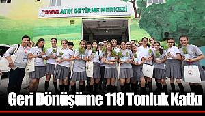 Geri Dönüşüme 118 Tonluk Katkı