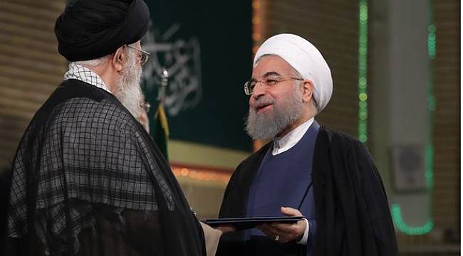 Hamaney, desteğini kaybeden Ruhani ile görüştü