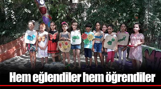 Hem eğlendiler hem öğrendiler