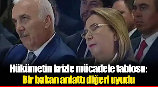 Hükümetin krizle mücadele tablosu: Bir bakan anlattı diğeri uyudu
