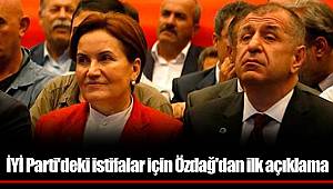 İYİ Parti'deki istifalar için Özdağ'dan ilk açıklama