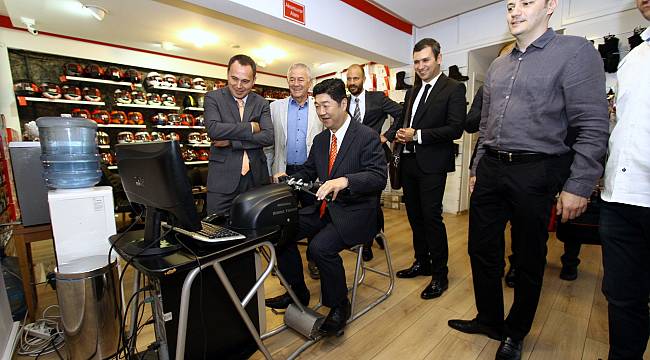 Japon Başkan Tsumura  Yükseliş'i ziyaret etti