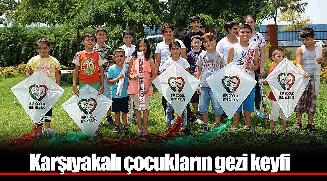 Karşıyakalı çocukların gezi keyfi