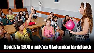 Konak’ta 1600 minik Yaz Okulu’ndan faydalandı