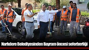 Narlıdere Belediyesinden Bayram öncesi seferberliği