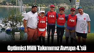 Optimist Milli Takımımız Avrupa 4.’sü
