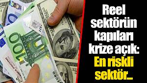 Reel sektörün kapıları krize açık: En riskli sektör...