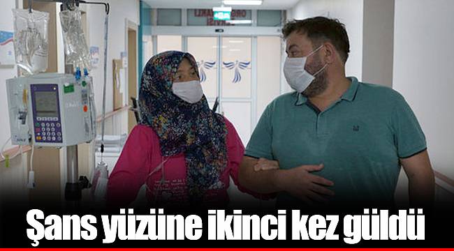 Şans yüzüne ikinci kez güldü