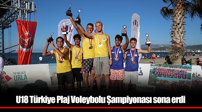 U18 Türkiye Plaj Voleybolu Şampiyonası sona erdi