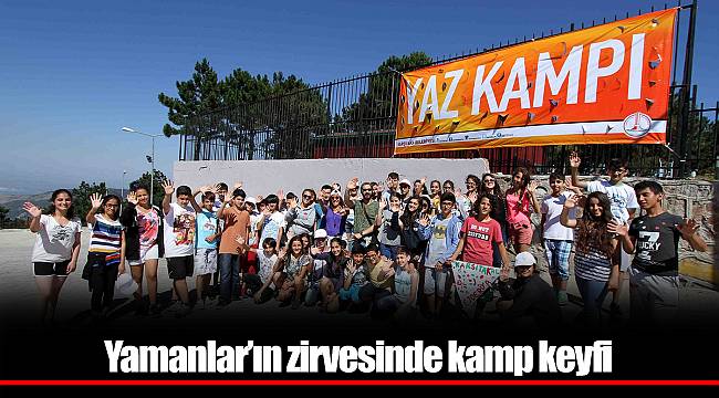 Yamanlar’ın zirvesinde kamp keyfi