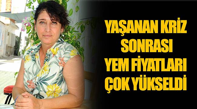 YAŞANAN KRİZ SONRASI YEM FİYATLARI ÇOK YÜKSELDİ.