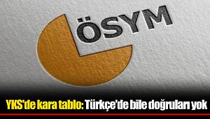 YKS'de kara tablo: Türkçe'de bile doğruları yok