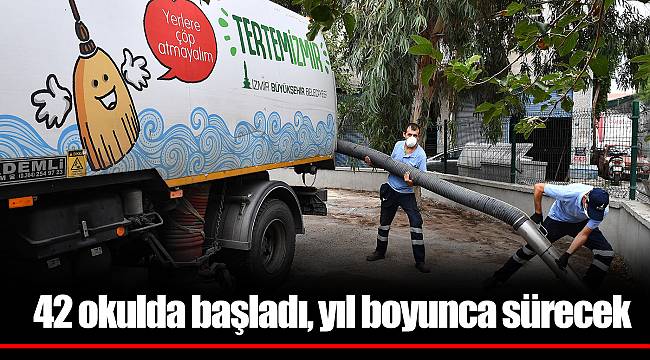 42 okulda başladı, yıl boyunca sürecek