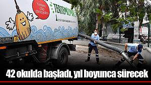 42 okulda başladı, yıl boyunca sürecek