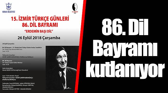 86. Dil Bayramı kutlanıyor