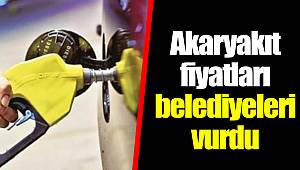 Akaryakıt fiyatları belediyeleri vurdu