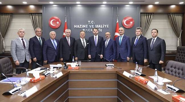 Bakan Albayrak TİM heyetiyle görüştü