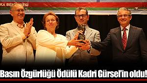Basın Özgürlüğü Ödülü Kadri Gürsel’in oldu!