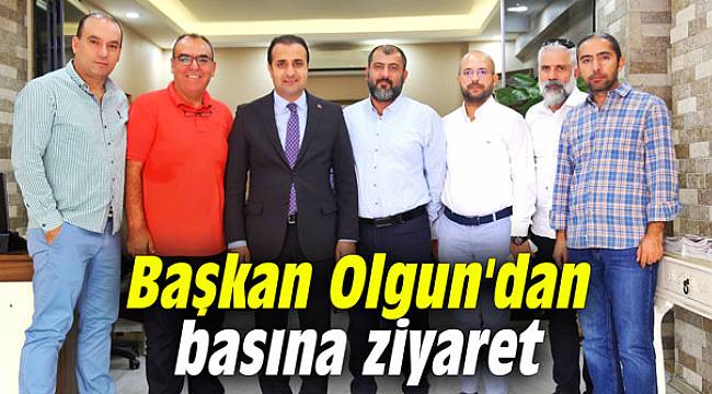 Başkan Olgun'dan basına ziyaret