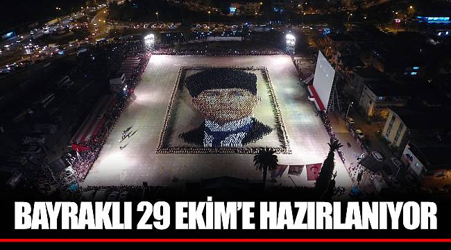 BAYRAKLI 29 EKİM'E HAZIRLANIYOR