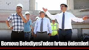 Bornova Belediyesi’nden fırtına önlemleri