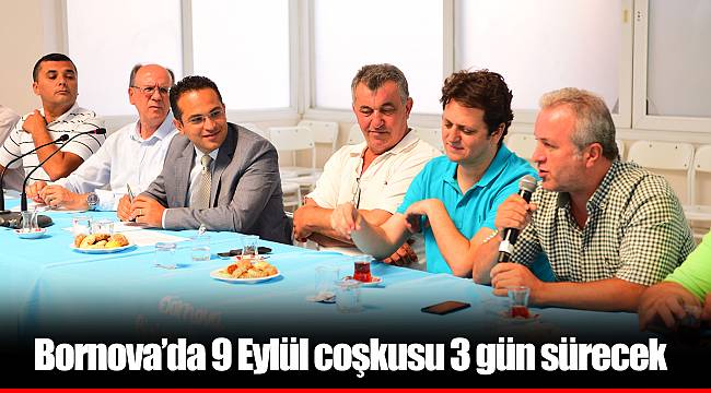 Bornova’da 9 Eylül coşkusu 3 gün sürecek
