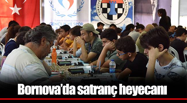 Bornova’da satranç heyecanı