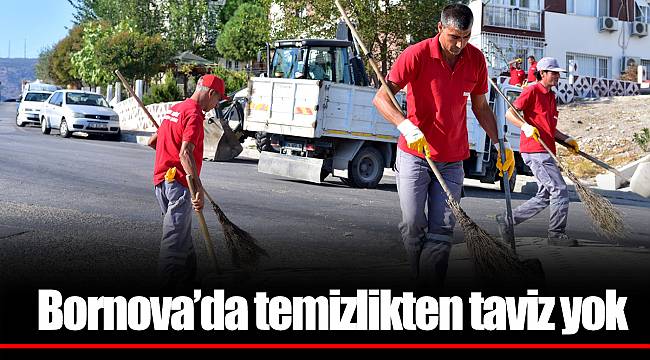 Bornova’da temizlikten taviz yok
