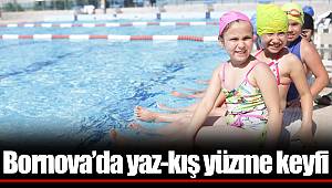 Bornova’da yaz-kış yüzme keyfi
