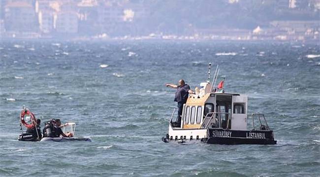 Denize düşen helikopterin tekeri bulundu