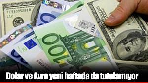 Dolar ve Avro yeni haftada da tutulamıyor