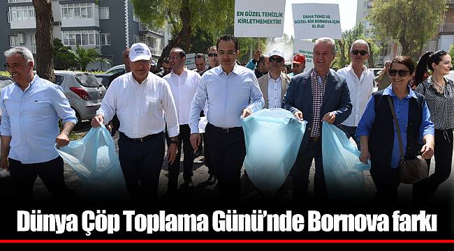 Dünya Çöp Toplama Günü’nde Bornova farkı