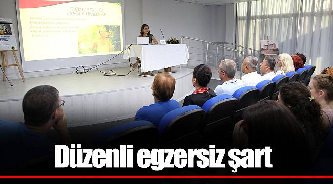 Düzenli egzersiz şart
