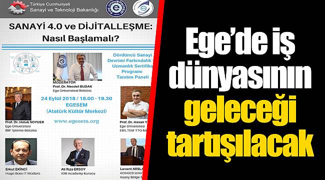 Ege’de iş dünyasının geleceği tartışılacak