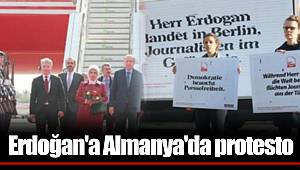 Erdoğan'a Almanya'da protesto