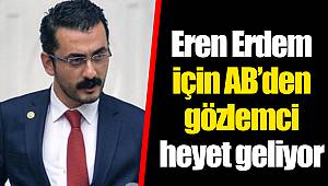 Eren Erdem için AB’den gözlemci heyet geliyor