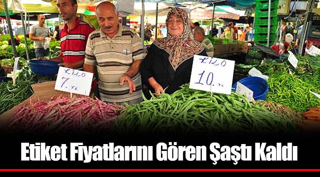Etiket Fiyatlarını Gören Şaştı Kaldı