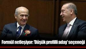 Formül netleşiyor: 'Düşük profilli aday' seçeneği