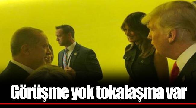 Görüşme yok tokalaşma var