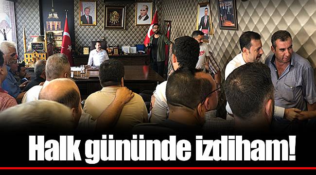 Halk gününde izdiham!