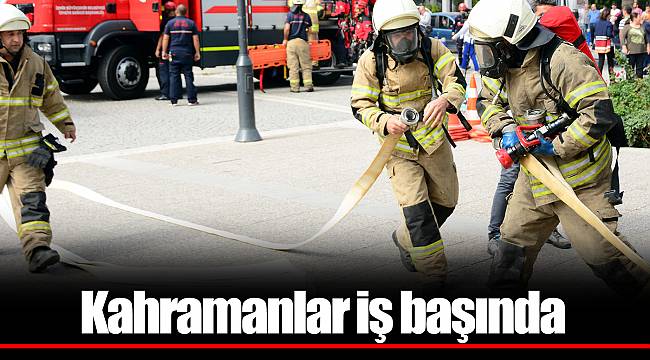 Hız ve heyecan bir arada Kahramanlar iş başında