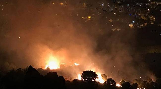 Seyir Tepe'de çıkan yangın kontrol altına alındı!