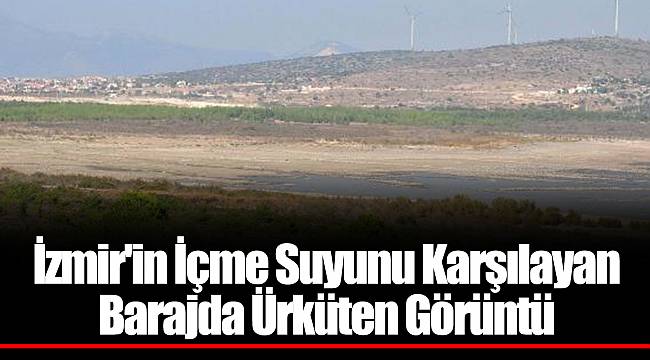 İzmir'in İçme Suyunu Karşılayan Barajda Ürküten Görüntü